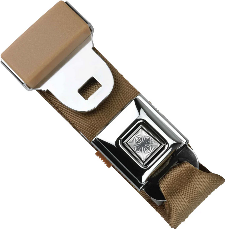 2pt tan lap belt 60