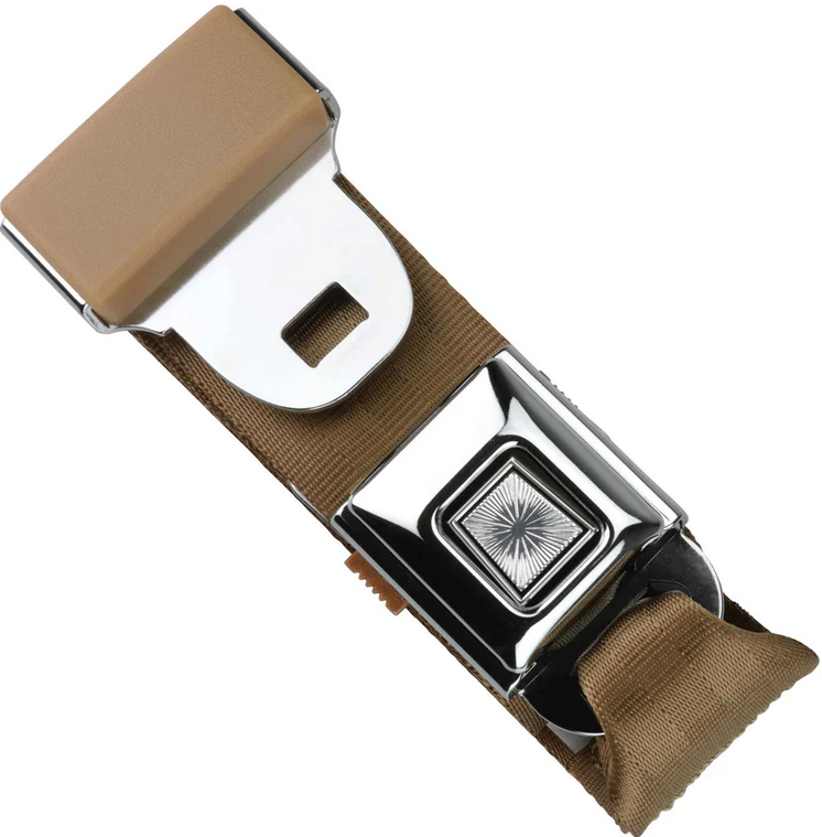 2pt tan lap belt 75