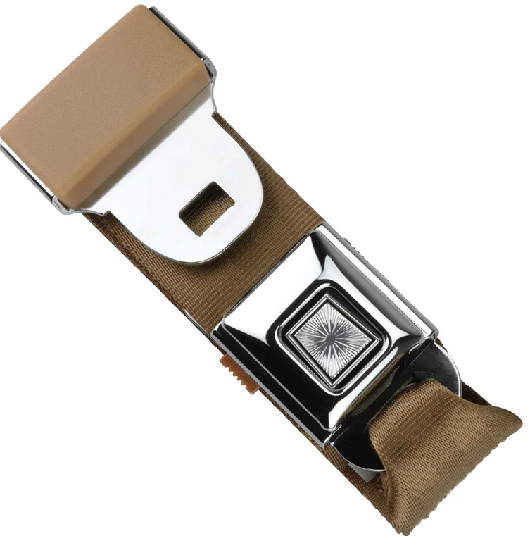 2pt tan lap belt 75