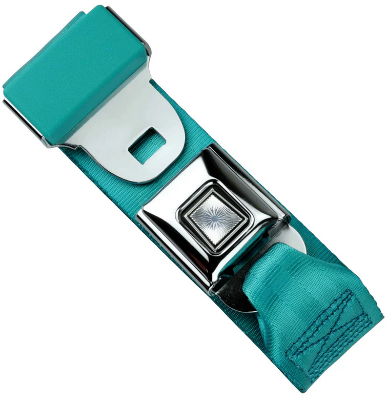 2pt turquoise lap belt 60 2pt turquoise lap belt 60