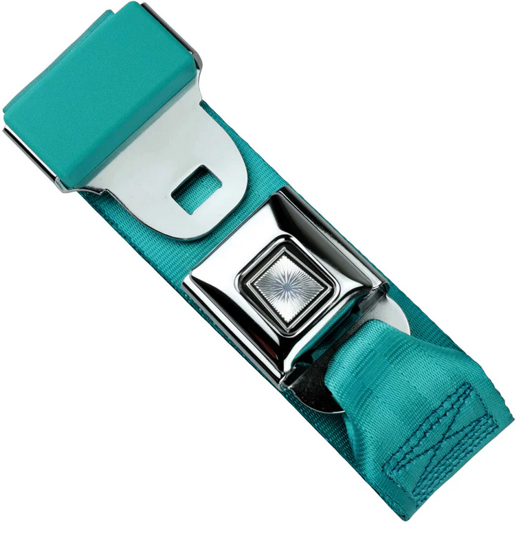 2pt turquoise lap belt 60 2pt turquoise lap belt 60