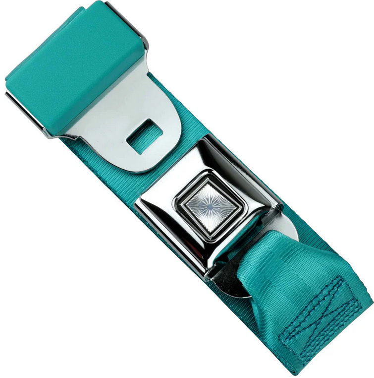 2pt turquoise lap belt 75 2pt turquoise lap belt 75