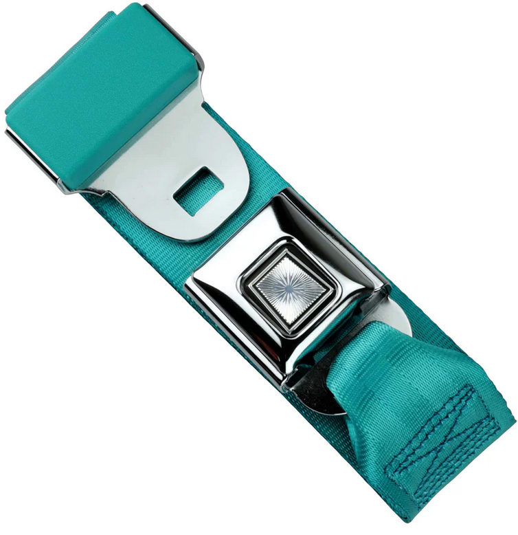 2pt turquoise lap belt 75 2pt turquoise lap belt 75