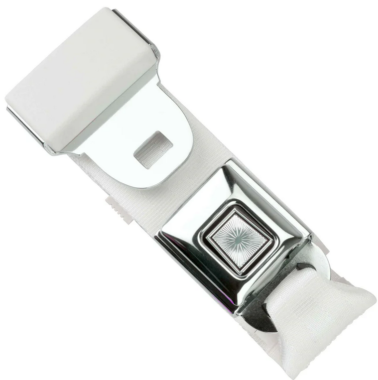 2pt white lap belt 60 2pt white lap belt 60