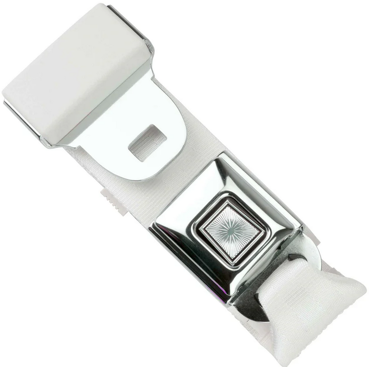 2pt white lap belt 60 2pt white lap belt 60