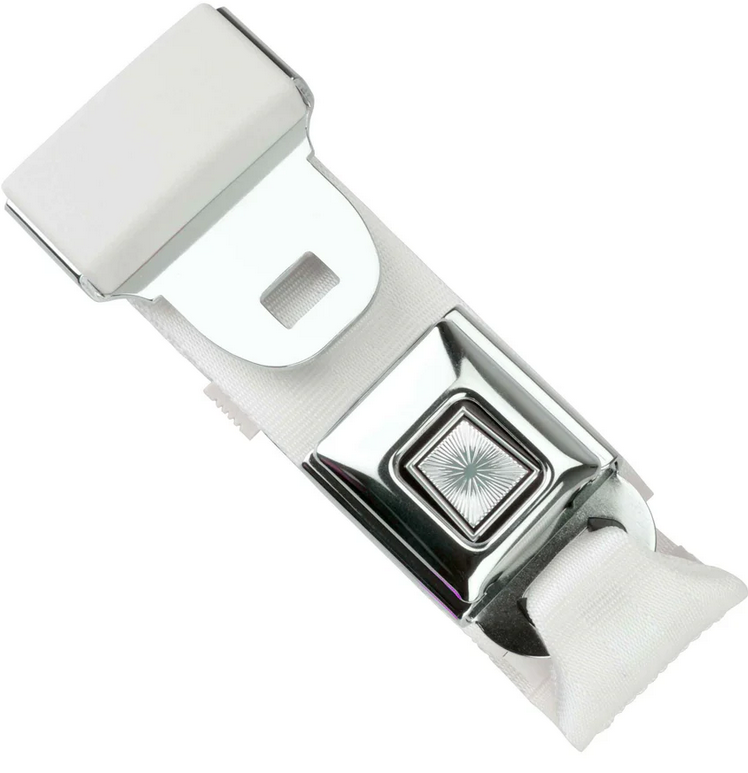 2pt white lap belt 75 2pt white lap belt 75