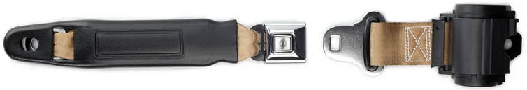 2pt tan retractable lap belt chrome starburst pushbutton 12 2pt tan retractable lap belt chrome starburst pushbutton 12