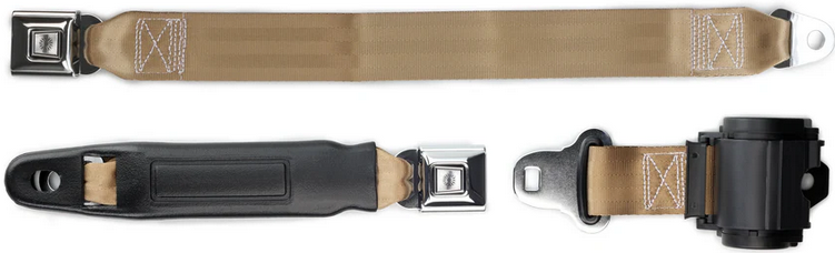 2pt tan retractable lap belt chrome starburst pushbutton 20 2pt tan retractable lap belt chrome starburst pushbutton 20