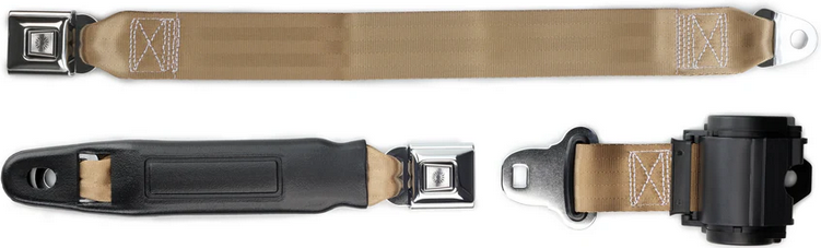 2pt tan retractable lap belt chrome starburst pushbutton 20 2pt tan retractable lap belt chrome starburst pushbutton 20