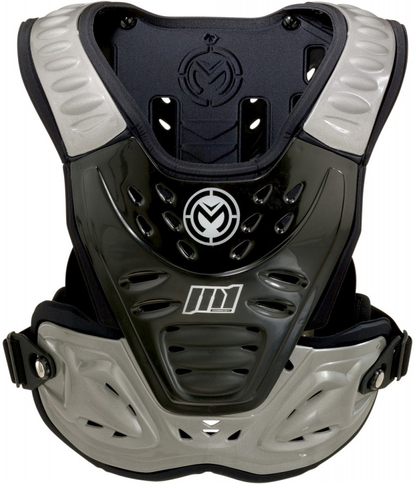 MOOSE RACING PLASTRON ARMURE DE PROTECTION M1 NOIR/GRIS