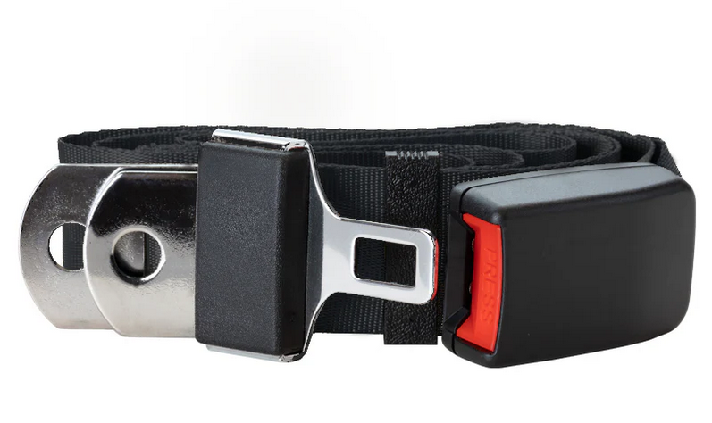 2pt black lap belt 60