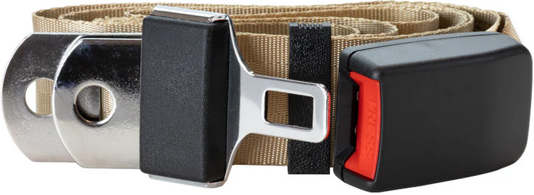2pt tan lap belt 60