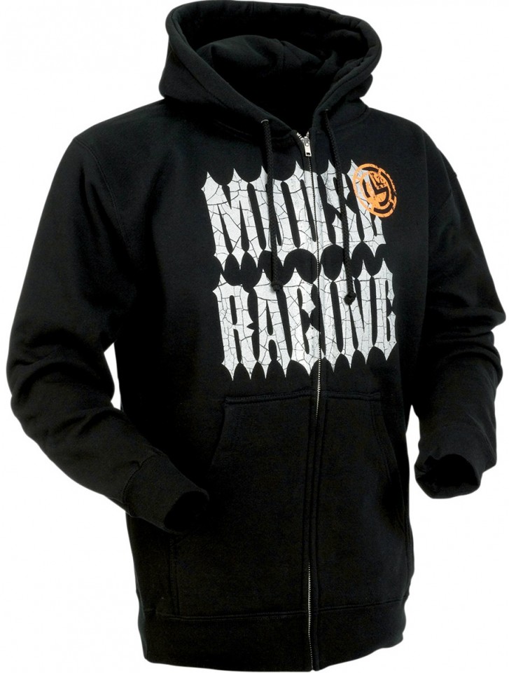 MOOSE RACING SWEAT A CAPUCHE VESTE GILET ZIPPE GOTHIC