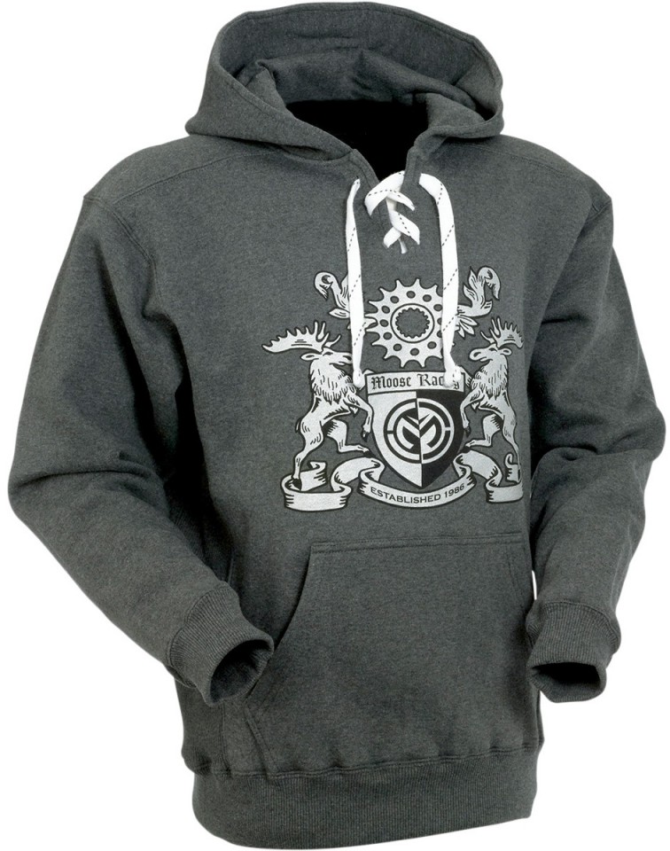 MOOSE RACING SWEAT A CAPUCHE PULL-OVER COAT-OF-ARMS