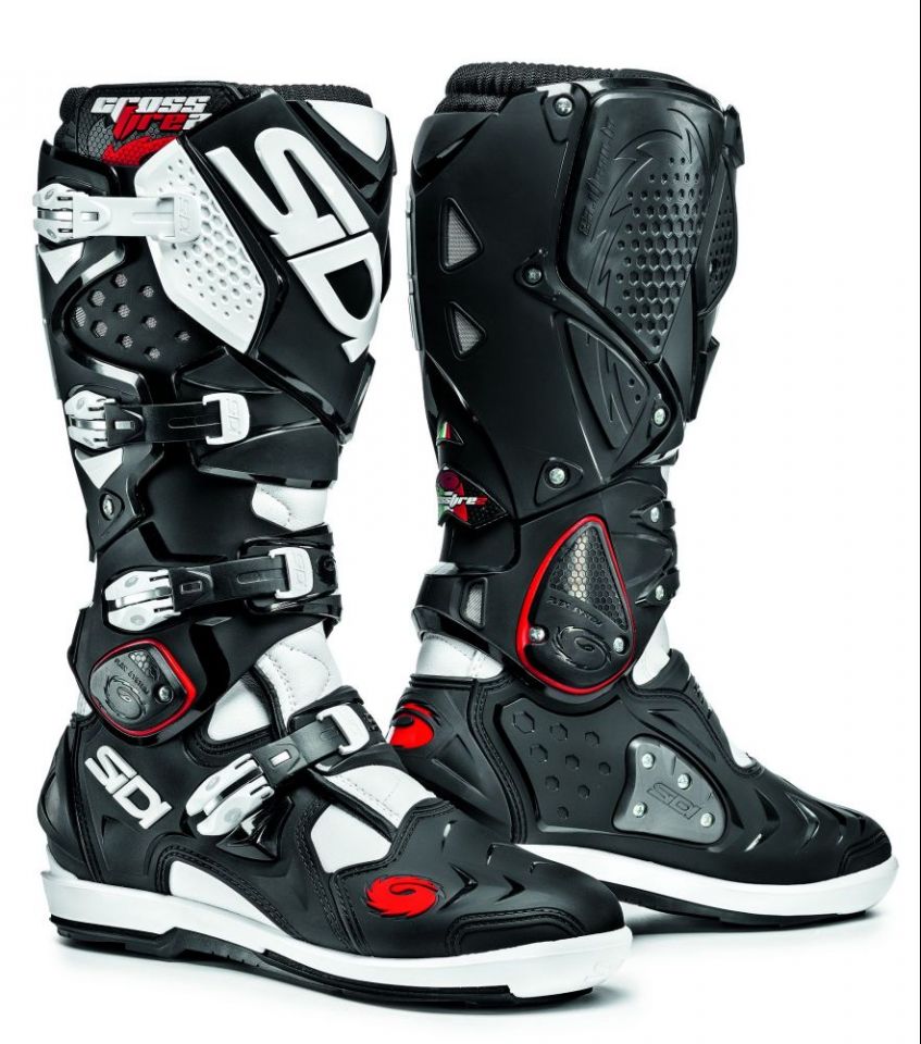 Bottes Moto Offroad SIDI CROSSFIRE 2 SRS BLANC NOIR*