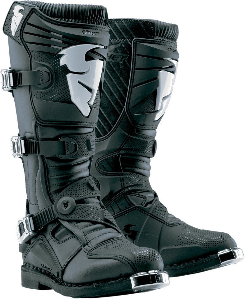 THOR BOOTS BOTTES PROTECTIONS HOMOLOGU�ES RATCHET NOIR