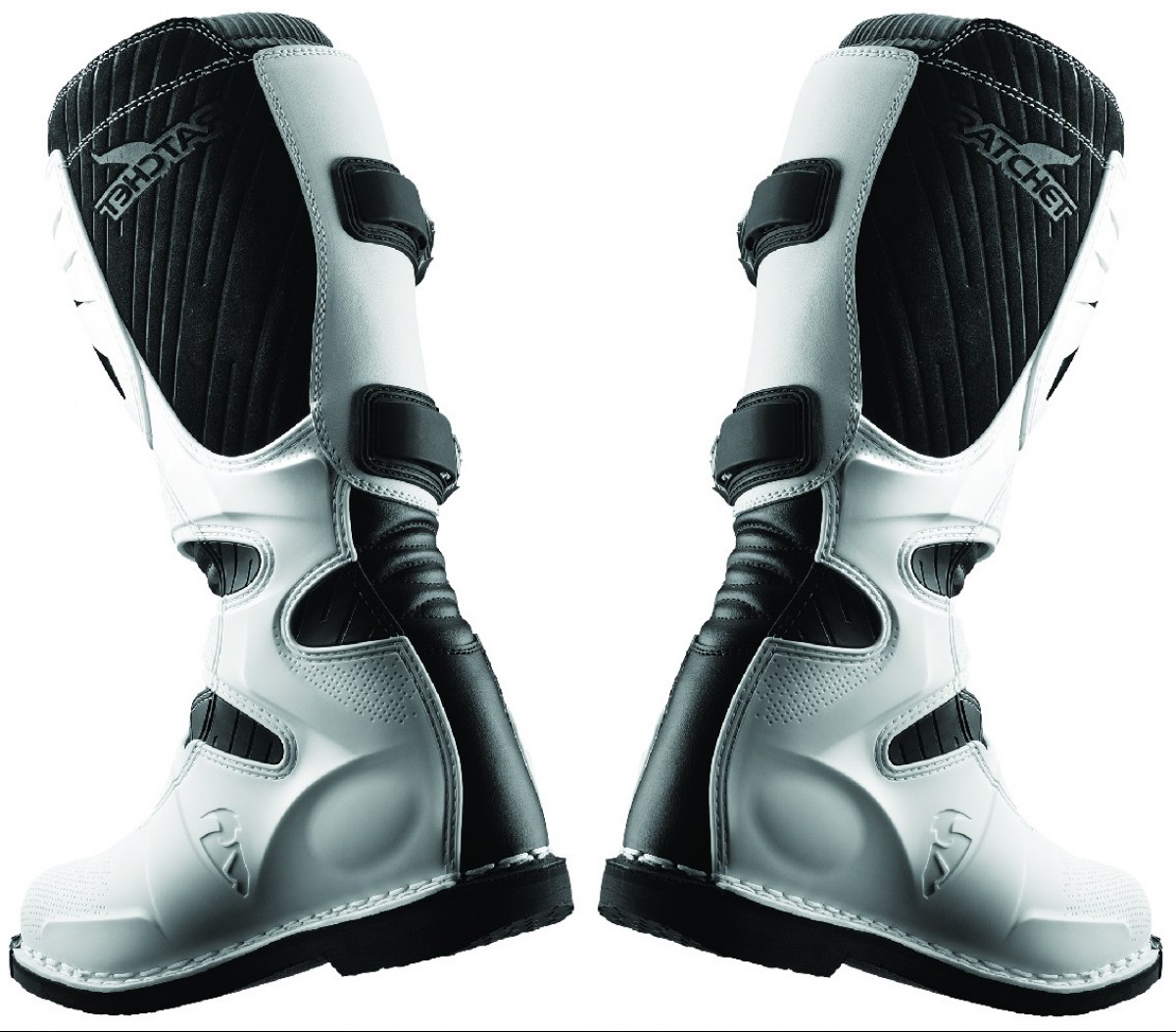 THOR BOOTS BOTTES PROTECTIONS HOMOLOGU�ES RATCHET BLANC (2)