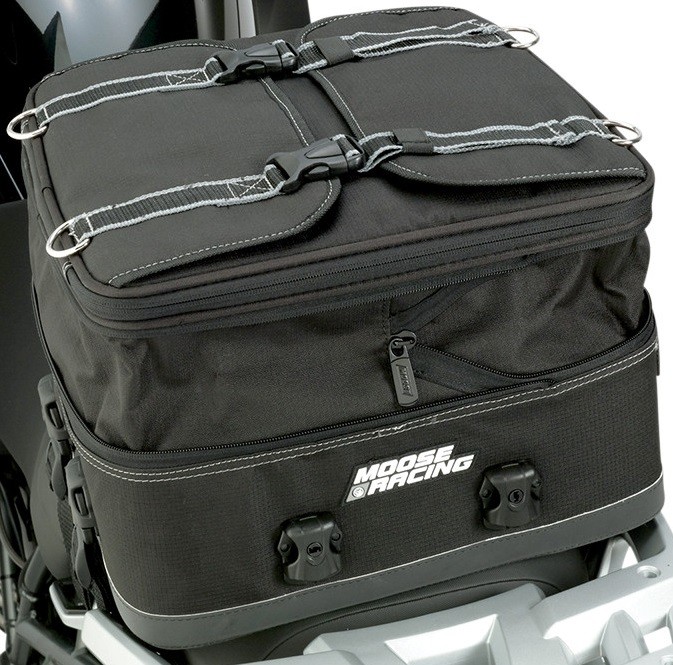 MOOSE RACING SAC TOP CASE VALISE ADVENTURE PILLION SUR PORTE BAGAGE (2)