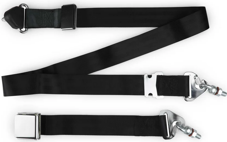 3pt black non retractable lap & shoulder belt chrome aviation 12 3pt black non retractable lap & shoulder belt chrome aviation 12