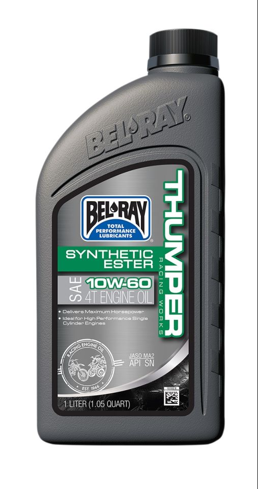 BELRAY THUMPER synth�se 4T 10w60 BEL RAY 1 Litre