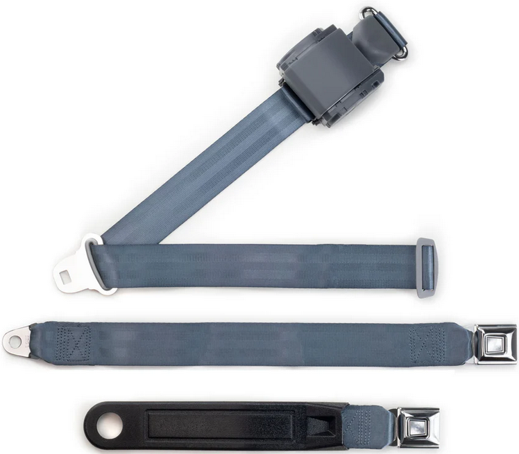 3pt blue retractable lap & shoulder belt starburst pushbutton 20 3pt blue retractable lap & shoulder belt starburst pushbutton 20