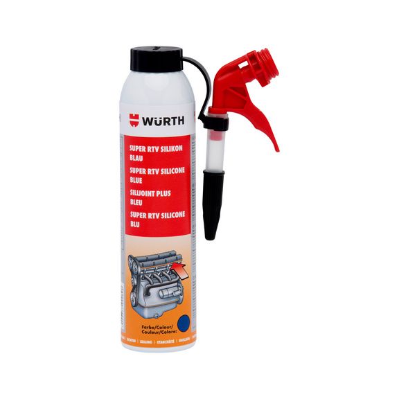 Produit d`�tanch�it� Super RTV Pate � joint silicone Silijoint Plus
 SILIJOINT PLUS BLEU 200ML WURTH 08933313