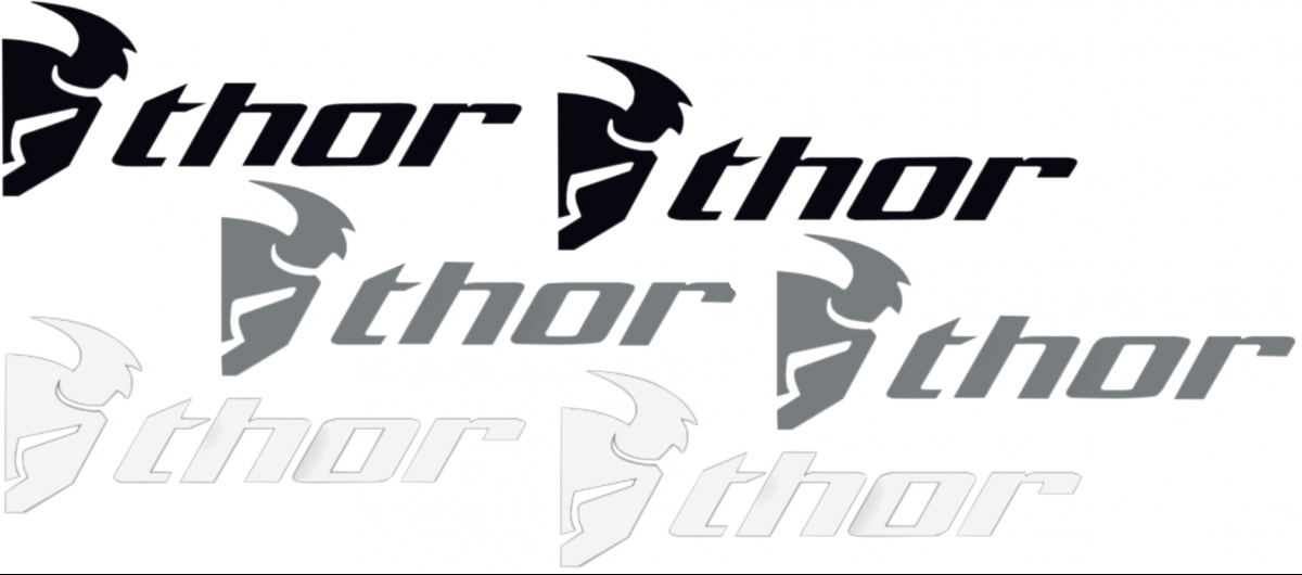THOR 6 GRANDS STICKERS LOGO AUTOCOLLANTS 9