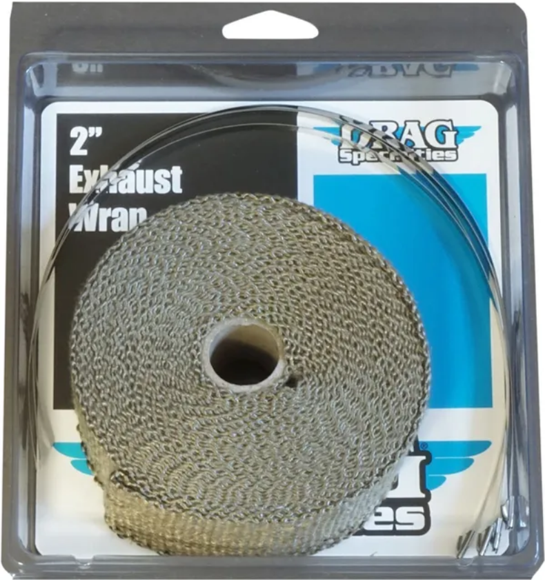 DRAG SPECIALTIES 504-2025 BANDE ECHAPPEMENT NATURAL BRONZE 51MMx7.60M
