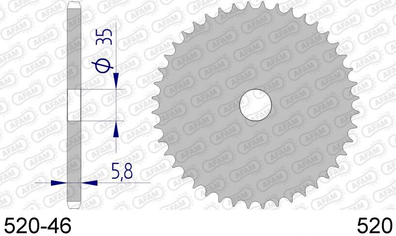 COURONNE BRUT PAS 520 46 DENTS (2)