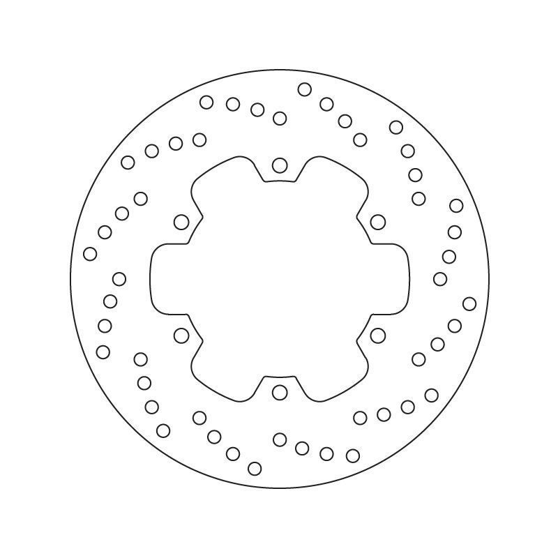 BREMBO DISQUE DE FREIN ARRIERE SERIE ORO 68B40791 DUCATI 800 SCRAMBLER CLASSIC 2015-2019