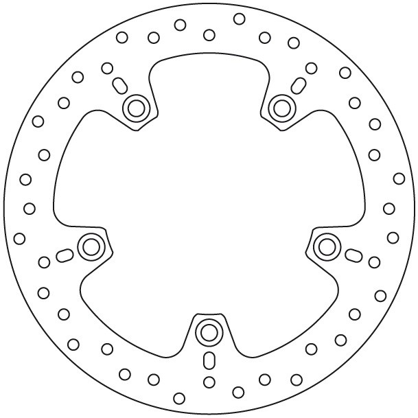 BREMBO DISQUE DE FREIN ARRIERE SERIE ORO 68B407C0 BMW S 1000 XR ABS 2015-2021