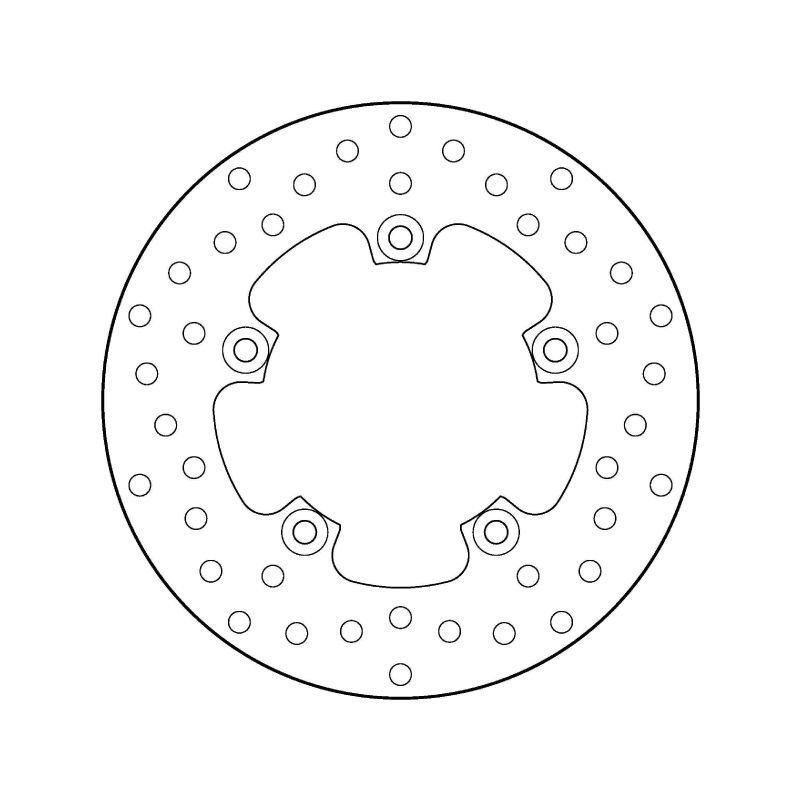 BREMBO DISQUE DE FREIN ARRIERE 68B407G6 DIAMETRE EXT 220 INTER 102 EPAIS 5 APRILIA 1100 RSV4 FACTORY 2017-2023