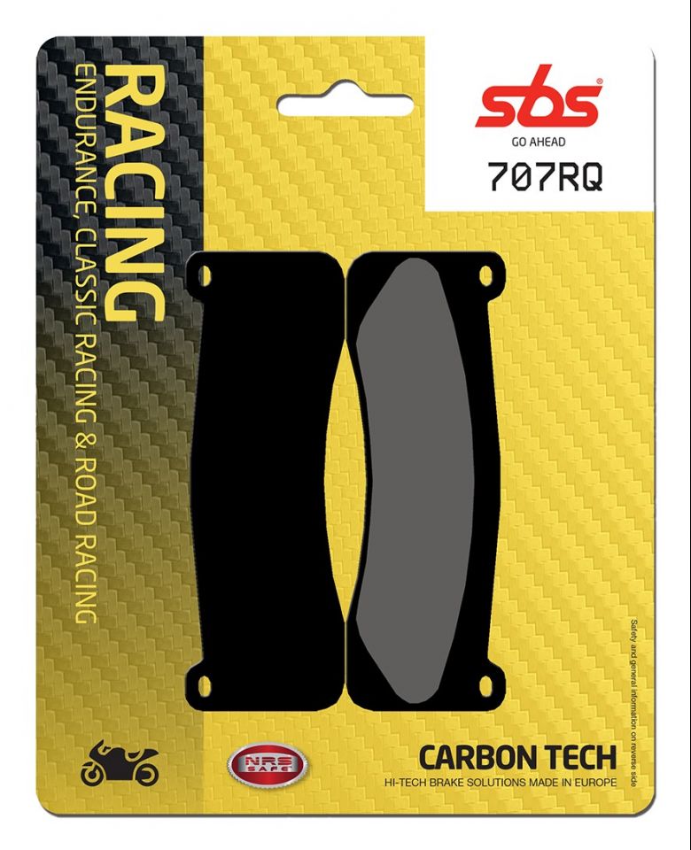 SBS RQ CARBONE PLAQUETTES RACING 707RQ par forme (2)