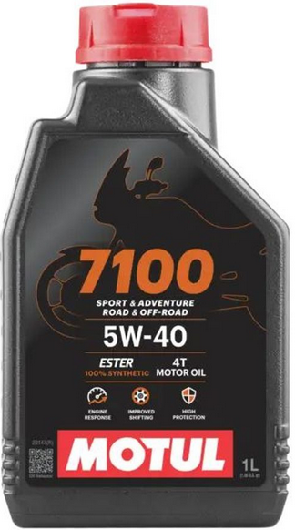 MOTUL 7100 huile moto 4T 5W40 MA2 100% Synth�se 1 Litre
