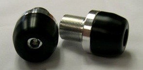 BIKETEK EMBOUTS DE GUIDON KAWASAKI NOIR*