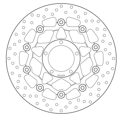 BREMBO DISQUE DE FREINS AVANT SERIE ORO 78B40845 DUCATI HYPERMOTARD EVO 1100 2010-2012