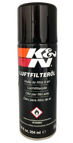 K&N HUILE FILTRE � AIR EN SPRAY K&N BOMBE AEROSOL DE GRAISSAGE FILTRE KN 990506EU 99-0506EU 192 ML