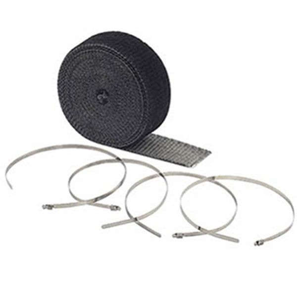 BANDE ECHAPPEMENT NOIR ACCEL 51MM x 7.5 M