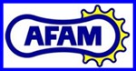 AFAM 520XHR-B Bleu Maillon de fermeture a river rivet creux Cha�ne 520 XHR-B Bleu