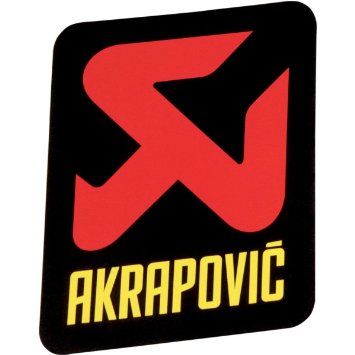AKRAPOVIC STICKER AUTOCOLLANT VERTICAL 60MM P-VST3PO 43201226