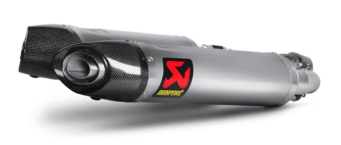 APRILIA SHIVER 750 GT 2010-2016 POT D ECHAPPEMENT SLIP-ON AKRAPOVIC MUFFLERS TITANIUM S-A7SO3-HDT 18112261