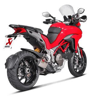 DUCATI MULTISTRADA 1200 S 2015-2016 POT D ECHAPPEMENT AKRAPOVIC MUFFLER SLIP-ON TITANIUM S-D12SO6-HAPT 18112997 (2)