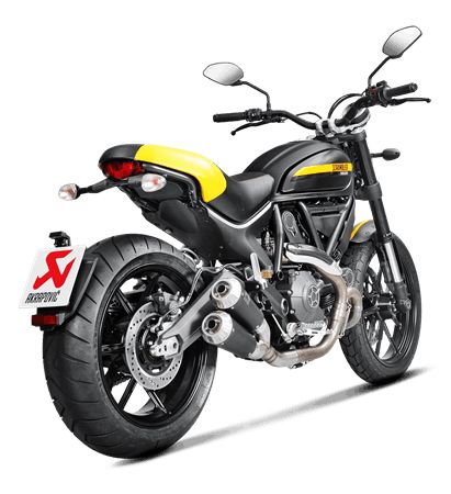 DUCATI 800 CLASSIC 2015-2016 POT D ECHAPPEMENT AKRAPOVIC MUFFLER TITANIUM S-D8SO4-CUBTBL 18112948 (3)