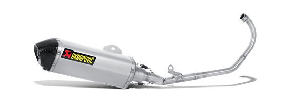 HONDA PS 150 i 2012 LIGNE ECHAPPEMENT AKRAPOVIC EXHAUST RACING EMBOUT CARBONE SS HON SH150I S-H125R1-HRSS 18102055 (2)