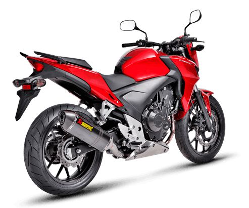 HONDA CB 400 F 2013-2015 POT D ECHAPPEMENT AKRAPOVIC MUFFLER CARBON FIBER S-H5SO2-HRC 18112604
