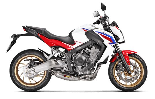 HONDA CB 650 F 2014-2016 LIGNE ECHAPPEMENT AKRAPOVIC EXHAUST RACING SS TITANIUM S-H6R11-AFT 18102290 (3)