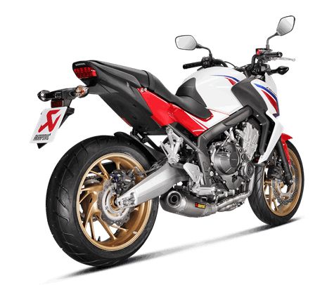 HONDA CB 650 F 2014-2016 LIGNE ECHAPPEMENT AKRAPOVIC EXHAUST RACING SS TITANIUM S-H6R11-AFT 18102290 (2)
