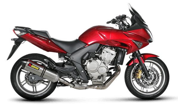 HONDA CBF 600 2008-2014 POT D ECHAPPEMENT AKRAPOVIC MUFFLER TITANIUM CARBON FIBER S-H6SO14-HRT 18112958 (3)