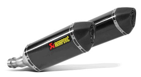 KAWASAKI Z 1000 2014-2016 POT D ECHAPPEMENT SLIP-ON AKRAPOVIC MUFFLERS CARBON FIBER S-K10SO10-HZC 18112638