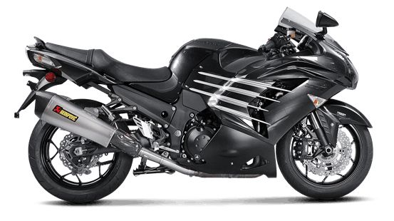 KAWASAKI ZX14R 1400 2016 POT D ECHAPPEMENT AKRAPOVIC MUFFLERS TITANIUM CARBON FIBER S-K14SO6-HZAAT 18113069 (3)